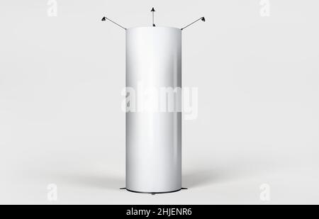 Promo Exhibition Display Stand Mockup 3D rendering Foto Stock