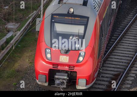 RE-Bahn Foto Stock