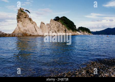 Copia scansionata della foto di archivio Giappone Paesaggio Foto Stock