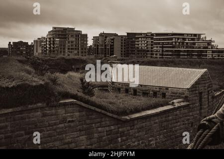 Ravelin Sud nel forte george halifax nuova scozia Foto Stock