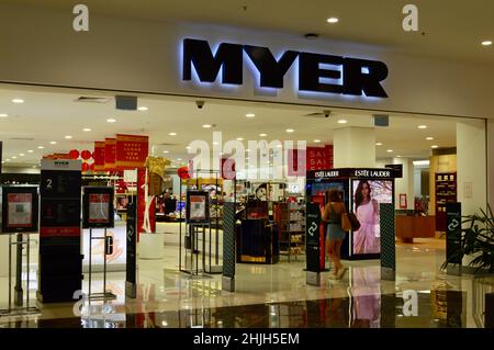 Un Myer Store nel Macquarie Center di Sydney, Australia Foto Stock