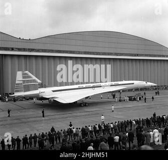 1968: 12th SETTEMBRE: Concorde prende il cielo per la prima volta in questo giorno del 1968. Data di emissione: Domenica 30 gennaio 2022. Foto Stock