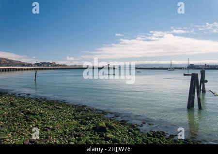 Il famoso parco acquatico si trova nel san francisco Maritime National Historic Park nella zona dei pescatori di san francisco california ON Foto Stock