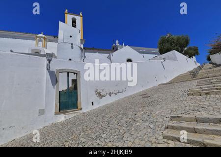 Causeway of the Seven Knights-Saint James Church wall-Castle Hill. Tavira-Portugal-083 Foto Stock