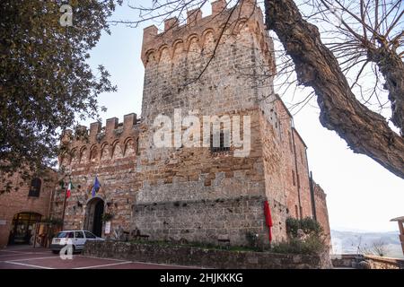 Casole d'Elsa: Castello del Rivellino Foto Stock