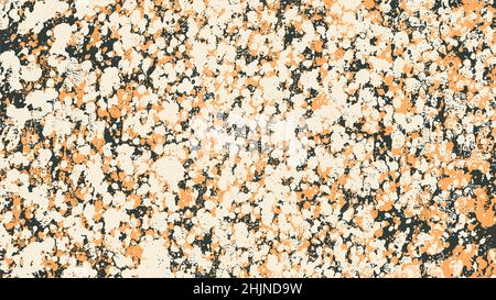 Sfondo astratto con schizzi di vernice. Grana, illustrazione vettoriale. Illustrazione Vettoriale