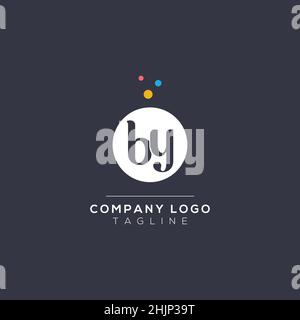 DA piccolo vettore iniziale di disegno della lettera con i punti della bolla. Scrittura vettoriale Illustrazione di un alfabeto colorato con bolle. Illustrazione Vettoriale