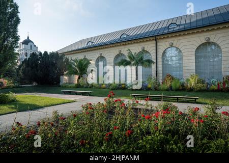 Orangerie al Wilanow Palace Gardens - Varsavia, Polonia Foto Stock