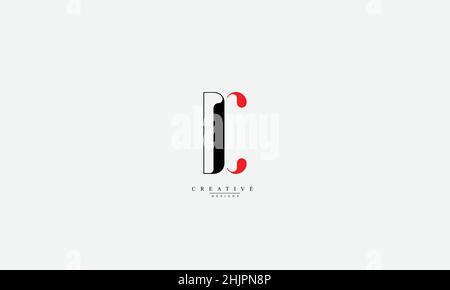 DC CD D C lettere alfabetiche iniziali logo monogramma Illustrazione Vettoriale