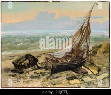 La barca da pesca, dipinto di Gustave Courbet, 1865 Foto Stock