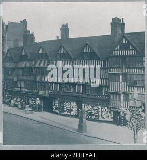 Case antiche a Holborn. Londra (1913) Foto Stock