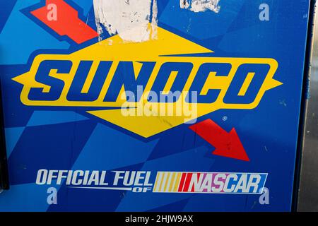 Toledo, Stati Uniti. 31st Jan 2022. Stazione di servizio Sunoco a Toledo. (Foto di Stephen Zenner/SOPA Images/Sipa USA) Credit: Sipa USA/Alamy Live News Foto Stock