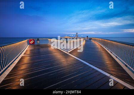 Sul crinale di koserow sull'isola di Usedom, Germania Foto Stock