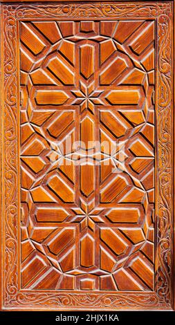 Sfondo orientale in legno Foto Stock