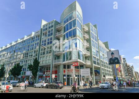 Museo Haus am Checkpoint Charlie, il viale Friedrichstraße, Kreuzberg, Friedrichshain-Kreuzberg, Berlino, Deutschland Foto Stock