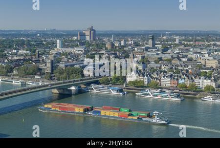 Altstadt, Frankenwerft, Rhein, Köln, Nordrhein-Westfalen, Deutschland Foto Stock