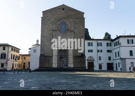 Firenze, Italia. Gennaio 2022. Vista della Chiesa di San Frediano a Cestello nel centro storico della città Foto Stock