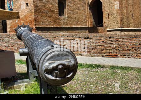 La splendida Ferrara, città patrimonio dell'umanità dell'UNESCO, Italia, Emilia Romagna Foto Stock