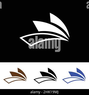 Logo dal design minimalista Illustrazione Vettoriale