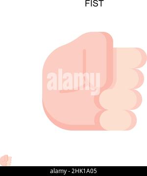 Prima icona vettore semplice. Modello di disegno del simbolo di illustrazione per l'elemento dell'interfaccia utente mobile Web. Illustrazione Vettoriale