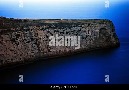 Promontorio Fomm ir-Rih a Malta Foto Stock