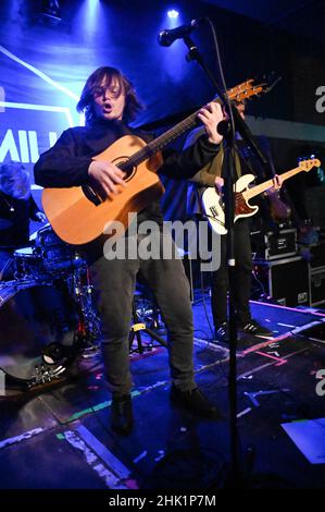 1 febbraio 2022, Sheffield, South Yorkshire, U.K: Jamie Webster , Moments Tour , Sheffeld Leadmill , Sheffield , Regno Unito , 01.02.2022 (immagine di credito: © Robin Burns/ZUMA Press Wire) Foto Stock