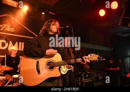 1 febbraio 2022, Sheffield, South Yorkshire, U.K: Jamie Webster , Moments Tour , Sheffeld Leadmill , Sheffield , Regno Unito , 01.02.2022 (immagine di credito: © Robin Burns/ZUMA Press Wire) Foto Stock