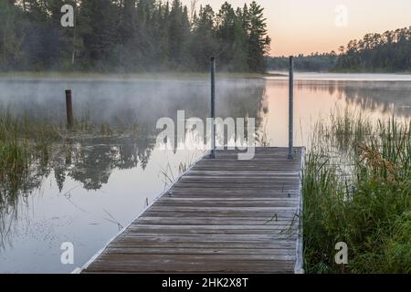 USA, Minnesota, Itasca state Park, Lake Itasca Foto Stock