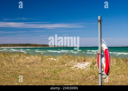 Svezia, Faro Island, Fifang, Vista Sulla Baia Di Ajkesvik Foto Stock