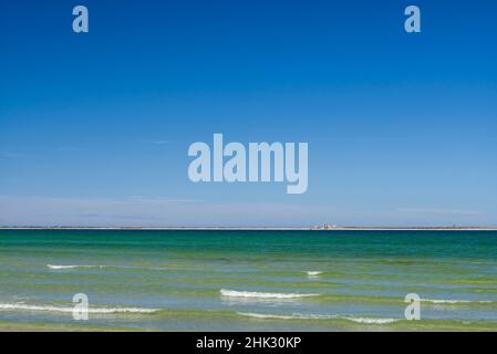 Svezia, Faro Island, Fifang, Vista Sulla Baia Di Ajkesvik Foto Stock