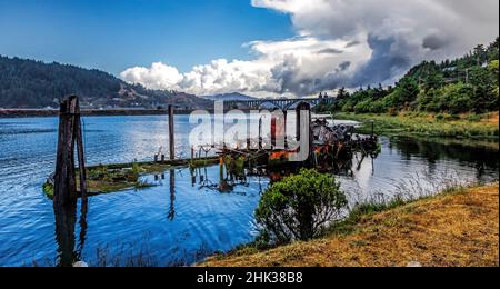 USA, Oregon, Gold Beach, The Mary d.. Hume Foto Stock