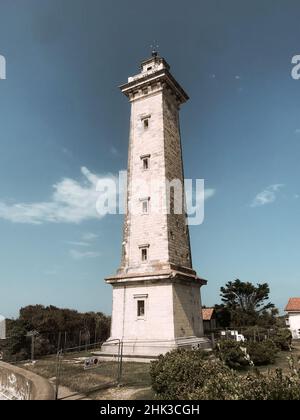 Faro di Saint Georges de Didonne, Charente Maritime, Francia Foto Stock