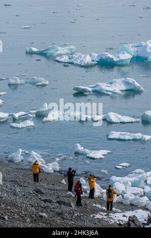 Isbjornhamna, Hornsund Bay, Spitsbergen, Svalbard Islands, Norvegia, Foto Stock