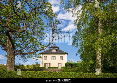 Svezia, Varmland, Marbacka, tenuta di primo scrittore femminile per vincere il Premio Noble di Letteratura, Selma Lagerlof, casa principale Foto Stock