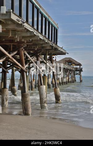 USA, Florida, Cocoa Beach, molo di Cocoa Beach Foto Stock