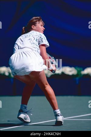 Tennista bulgaro Manuela Maleeva, 1990s Foto Stock