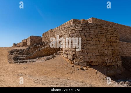 Parco archeologico di al-Baleed, porto commerciale frankincense, patrimonio dell'umanità dell'UNESCO, Salalah, Oman, Medio Oriente Foto Stock