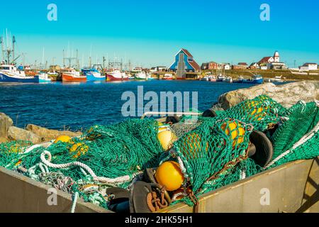 Bonavista storica, Penisola Bonavista, Terranova, Canada, Nord America Foto Stock