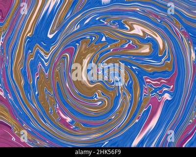 Illustrazione di Fluid ART di Visax Foto Stock