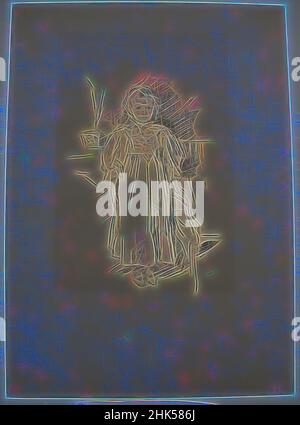 Ispirato da Little Evelyn, James Abbott McNeill Whistler, americano, 1834-1903, litografia, 1896, 12 5/8 x 8 15/16 poll., 32,1 x 22,7 cm, bambino, Evelyn, piccolo, piccolo, piccolo Evelyn, Reinventato da Artotop. L'arte classica reinventata con un tocco moderno. Design di calda e allegra luminosità e di raggi di luce. La fotografia si ispira al surrealismo e al futurismo, abbracciando l'energia dinamica della tecnologia moderna, del movimento, della velocità e rivoluzionando la cultura Foto Stock