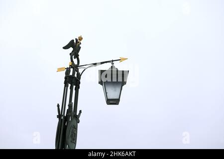 Vista della Lanterna sul ponte Ioannovsky a San Pietroburgo Foto Stock