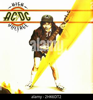 Copertina Vintage vinyl record - AC-DC - alta tensione - 1976 - US - 180gr numero 2003 Foto Stock