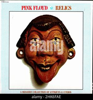 Copertina Vintage Vinyl Records - Pink Floyd - Reliques - US - 1981-Early Recordings Foto Stock