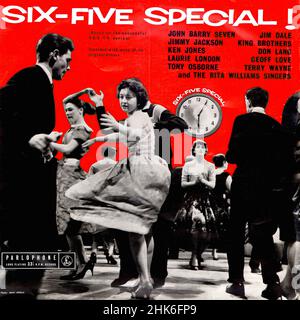 Copertina Vintage Vinyl record - artisti vari - Six Five Special - UK - 1957 Foto Stock