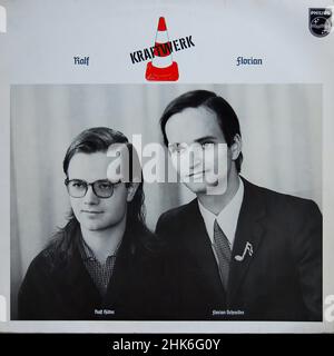 Copertina Vintage Vinyl record - Kraftwerk - 2 front Foto Stock