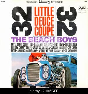 Copertina Vintage vinil record - Beach Boys , The - Little Deuce Coupe - D - 1963 Foto Stock