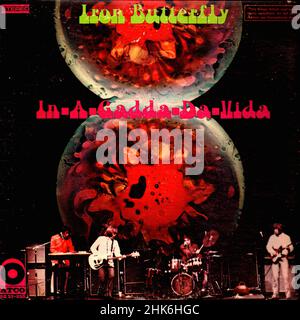 Copertina Vintage vinyl record - Iron Butterfly - in A Ghedda da Vida - CAN - 1968 Foto Stock
