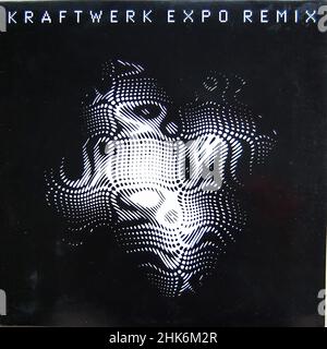 Copertina Vintage vinil record - Kraftwerk - Expo Remix Foto Stock