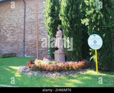 L'incantevole città marittima di Cervia è una delle principali destinazioni del turismo italiano Foto Stock