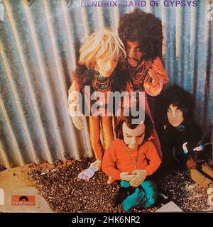 Copertina Vintage Vinyl record - Hendrix - Band of Gypsys 00001 Foto Stock